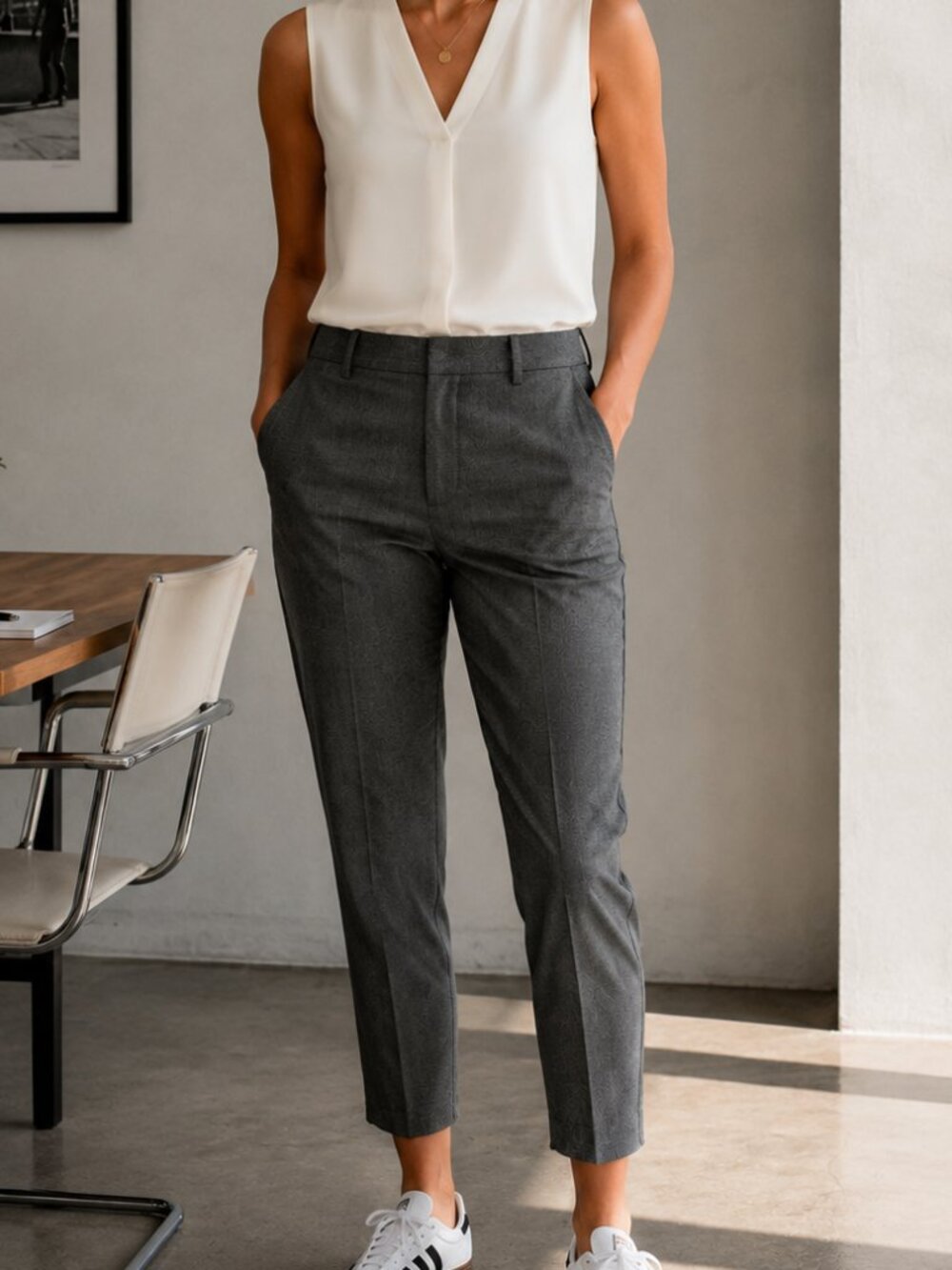 J. Crew Cameron Trousers (Gray)